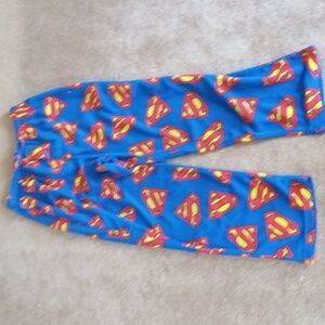 Large Superman pajama bottoms